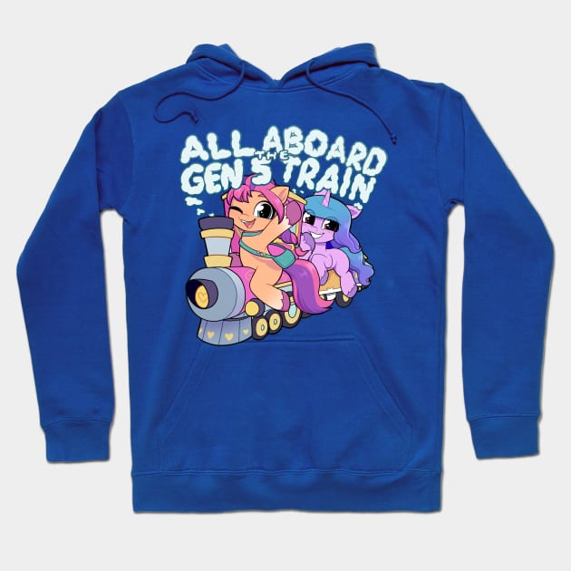 All Aboard The Gen 5 Train Hoodie by moozua